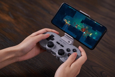Контролер 8BitDo SN30 Pro, Безжичен, сив