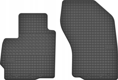 Tapete gome Rubber Mats për Peugeot 4007, set 4 copë, me kapëse, ngjyrë e zezë