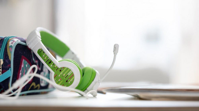 Kufje BuddyPhones School + (BP-SCHOOLP-GREEN), jeshile