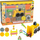Set lodër Trifox Bulldozer Kids Dough, plastelinë, aksesorë ndërtimi, i verdhë