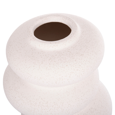 Dekor tavoline qeramike Rook Φ14x19Hcm (HM4628.01), bardhë