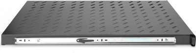 Raf me tërheqje Digitus DN-19 TRAY-2-1000SW, 1U, për kabinete 19", i zi