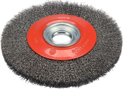 Furçë disk metalike Yato YT-47555, 200 mm, tel çeliku inox, gri