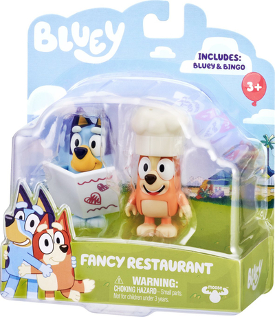 Set figurina TM Toys Bluey, 2 copë, ekskluziv restorant