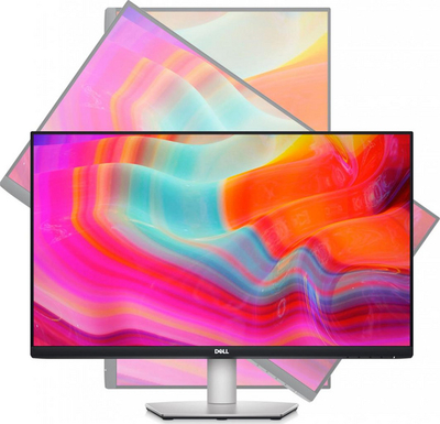 Monitor Dell S2422HZ, 23.8", Full HD, i zi/i argjend