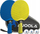 Set pingpongu Joola TT-Set Vivid Outdoor, 2 reketa, topa edhe rrjetë, shumëngjyrësh