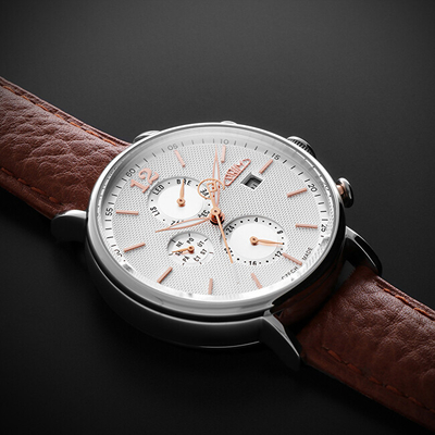 Orë për meshkuj Prim Elegance CZ 2023 Automatic W01P.13195.D, kafe
