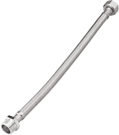 Tub fleksibël uji Tucai PHA-9105, 1/2" x 1/2", 60 cm, çelik inox