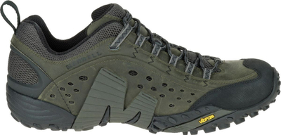 Планински обувки Merrell Intercept M J559595, кожа, ѓон Vibram, зелени