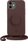 Futrollë Just Elegance PopGrip për iPhone 11 XR, TPU, me rrip, truffle