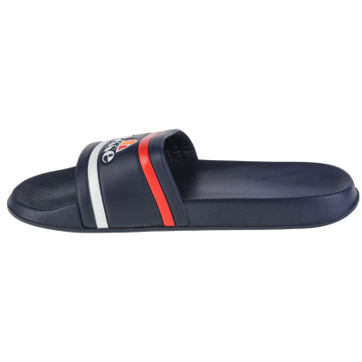 Sandale plazhi Ellesse Lion për meshkuj, sintetike, blu me vija të bardha kuqe
