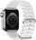 Rrip ore Dux Ducis OceanWave për Apple Watch, 45 44 42mm, silikon, i bardhë
