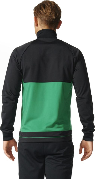 Xhaketë stërvitje Adidas Tiro 17, zinxhir komplet, masa M, e zezë me jeshile
