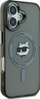 Maskë telefoni Karl Lagerfeld KLHMP16SHLSCHK, për iPhone 16 6.1", hardcase, e zezë