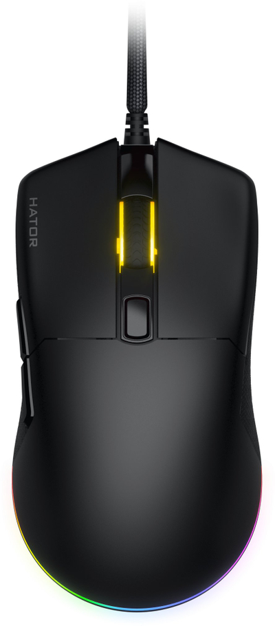 Maus gaming Hator Pulsar 3, 12000 DPI, 62g, i zi