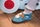 Papuçe fëmijësh Baobaby Buddy, lëkurë 100%, madhësia 2XL, blu