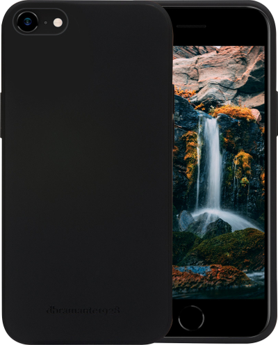 Kuti telefoni Dbramante1928 Greenland për iPhone 8, SE 2020, SE 2022, mbrojtëse, e zezë