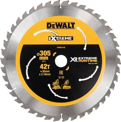 Teh sharre DEWALT XR FlexVolt, 305mm, 30mm, 42 dhëmbë