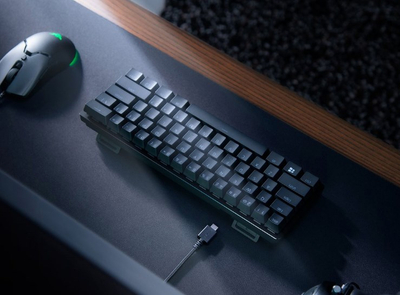Tastierë lojrash Razer Huntsman Mini, me çelësa optikë, RGB, e zezë