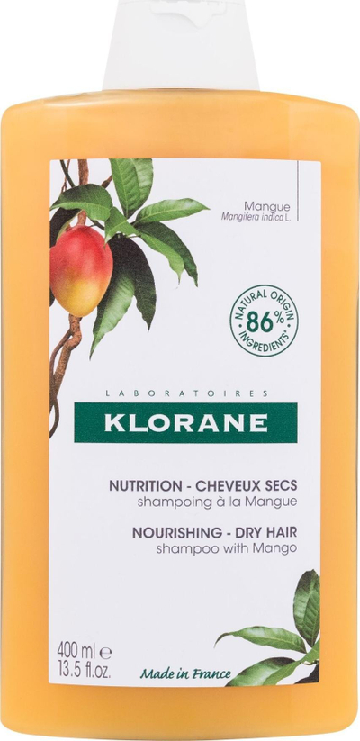 Shampo flokësh Klorane Mango, ushqyese për flokë të thatë, 400ml