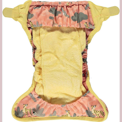 Повторно употреблива пелена Close Caboo Swaddle Pop in AIO V2 Cheetah, со влошка од бамбус, 3 16 kg