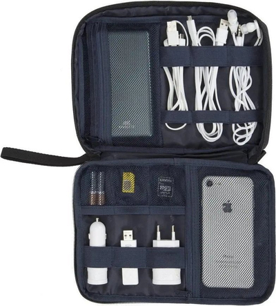Etui tablet RivaCase Reiseorganisator Biscayne 5632, 12", me xhepa organizues, i zi