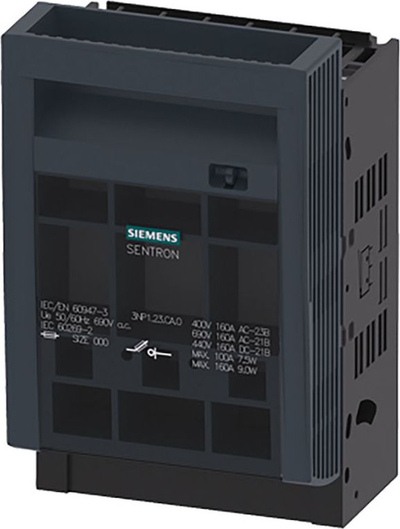 Çelës sigurie me shkyçje Siemens SENTRON 3NP1123, 160A, 3 pol NH00, 690V AC