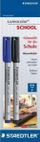 Stilolaps fine liner Lumocolor Universal F, set 2 copë, blu dhe i zi