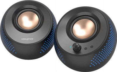 Altoparlantë kompjuteri Creative Pebble X, 15 W, 2.0, të zinj