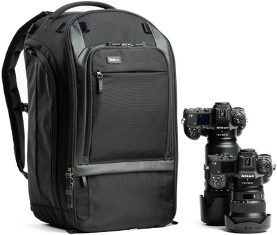 Çantë shpine fotografike Think Tank Walker Pro 16L, rezistente ndaj motit, me ndarje për kamera, e zezë