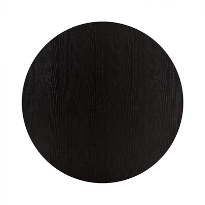 Tavolinë MDF Ø60 cm, e zezë (HM8436.02), zezë