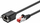Кабел продолжувач за мрежа Goobay, RJ-45 М на F, 3 m, црн