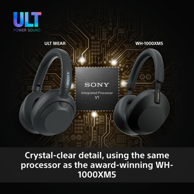 Kufje Sony ULT WEAR, wireless Bluetooth, me heqje zhurme, Off White