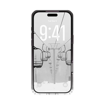 Mbrojtëse telefoni Urban Armor Gear Plyo, 6.9", MagSafe, e zezë transparente