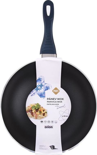 Tigan wok DIAMANT, 30 cm, alumini i derdhur, sipërfaqe mos-ngjitëse, i zi