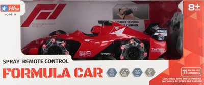 Makine garuese me telekomande HJstar Formula Car 93114, me efekt tymi, me drita edhe muzike, e kuqe