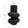 Dekor tavoline qeramike Rook Φ16x25,5Hcm (HM4627.02), zezë