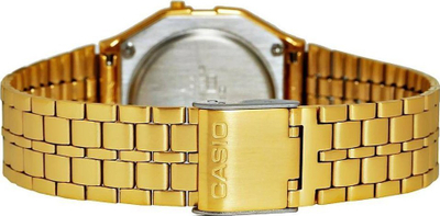 Orë dore Casio Vintage A159WGEA 1, dixhitale, rezistente ndaj ujit, ngjyrë ari