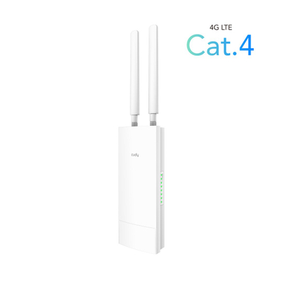 Router WiFi Cudy LT500 Outdoor, 4G LTE Cat.4, AC1200, i bardhë