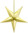 Yll dekorativ prej letre Paper Star 45 cm, ngjyrë ari