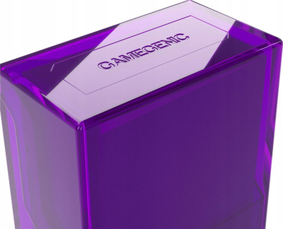 Kuti kartash Gamegenic Bastion 50+ XL Deck Box, për 50+ letra të dyfishta, kapak click lock, vjollcë