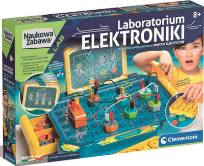 Lodër edukative Clementoni Electronics Laboratory, set elektronik, 8+