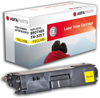 Toner lazer AgfaPhoto AGFT325YE, që zëvëndëson Brother TN-325Y, i verdhë