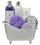 Set për banjë Vivco Lavender PREMIUM, Xhel dushi 500 ml + Qumësht trupi 500 ml + Krem për duar dhe thonj 100 ml + Krem për fytyrë dhe trup 200 ml + Shtuf 1 copë + Lesh për masazh 1 copë