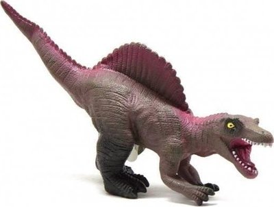 Lodër dinosaur me zë, gomë, mbushje e butë, shumëngjyrëshe