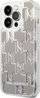 Mbulesë telefoni Karl Lagerfeld Liquid Glitter Monogram për iPhone 14 Pro Max 6.7", hardcase, argjendi