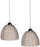 Llambadar varëse Domoletti MD91238A-3, 3x40W, E27, ngjyrë neutrale