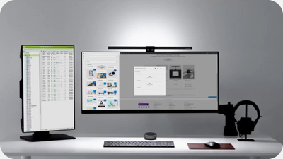 Dritë monitori BenQ ScreenBar Halo, 800 lm, gri