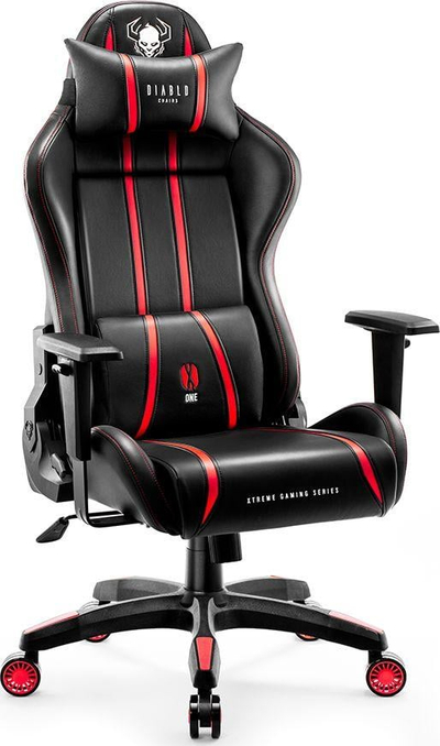 Karrige Diablo X-ONE 2.0, e zezë/kuqe
