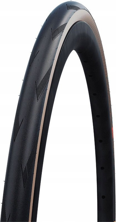 Gomë biçiklete Schwalbe Pro One Super Race me tub, 700 x 32, për rrugë, e zezë me tan
